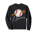 Nannie Baseball Nannie Sweatshirt - Trendy Graphic Unisex - T-Shirt, Sweatshirt, Hoodie