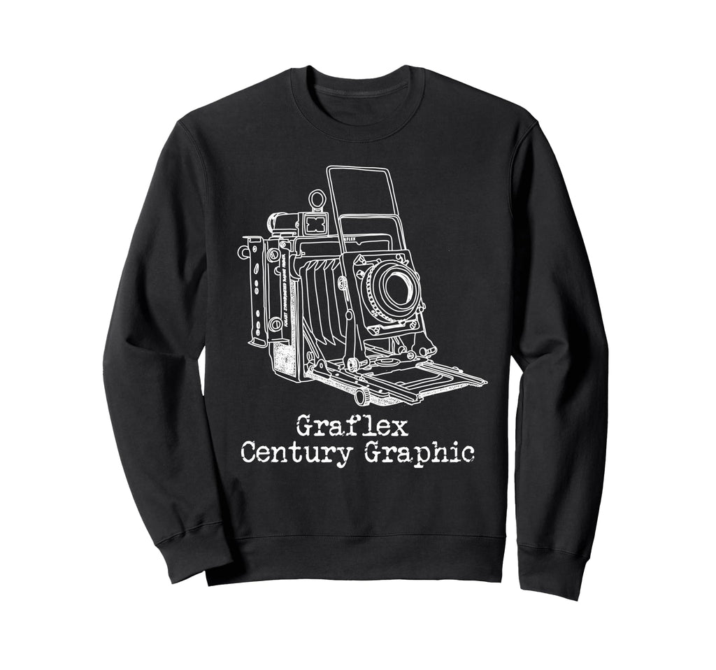 Graflex Century Camera Sweatshirt - Unique Graphic for Adults - T-Shirt, Sweatshirt, Hoodie