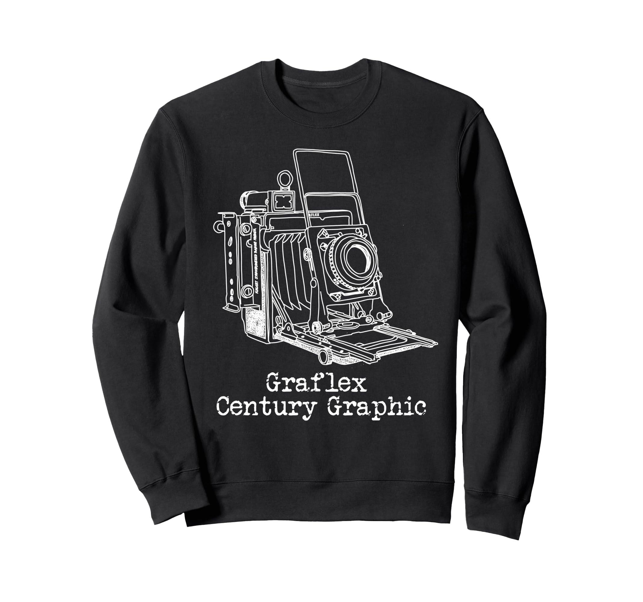 Graflex Century Camera Sweatshirt - Unique Graphic for Adults - T-Shirt, Sweatshirt, Hoodie