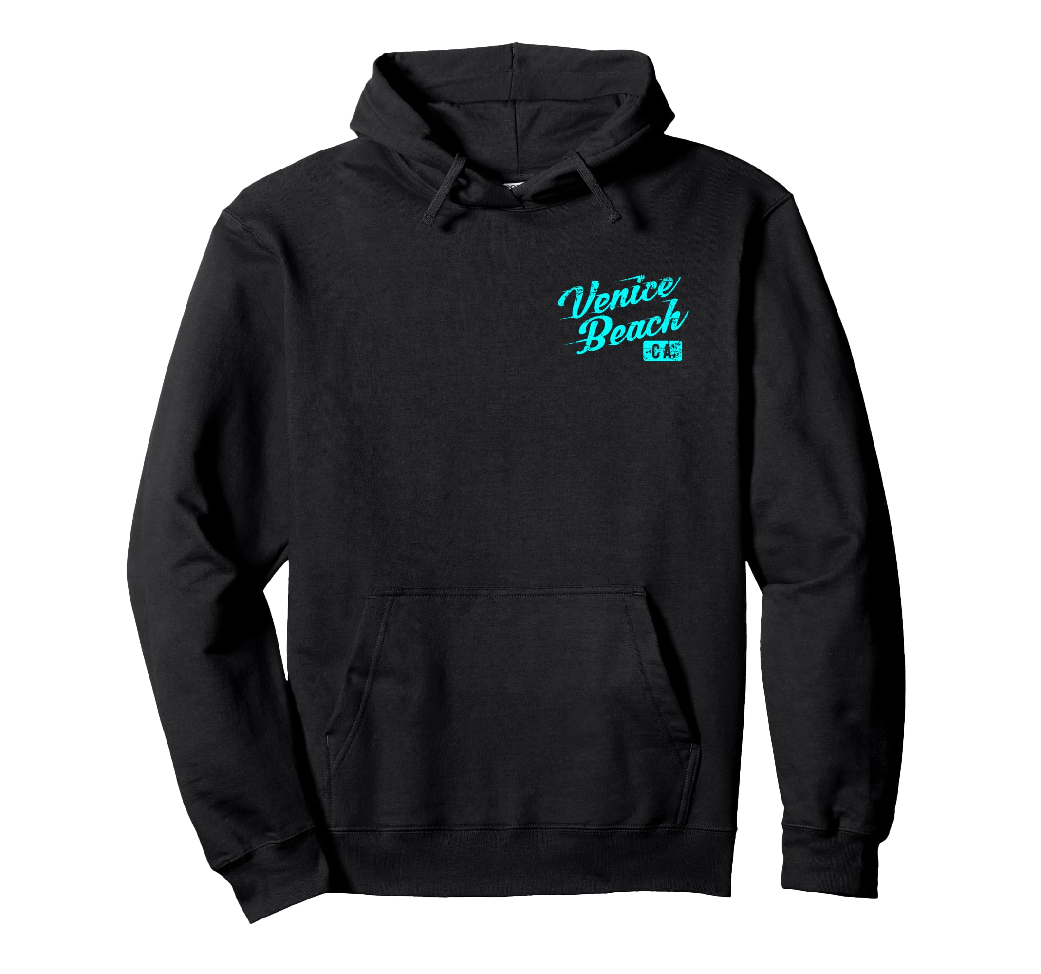 Venice Beach California Distressed Hoodie - Unique Graphic for Adults - T-Shirt, Sweatshirt, Hoodie
