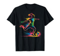 Colorful Funny Soccer Player Fan Dad Mom T-Shirt - Trendy Graphic Unisex - T-Shirt, Sweatshirt, Hoodie