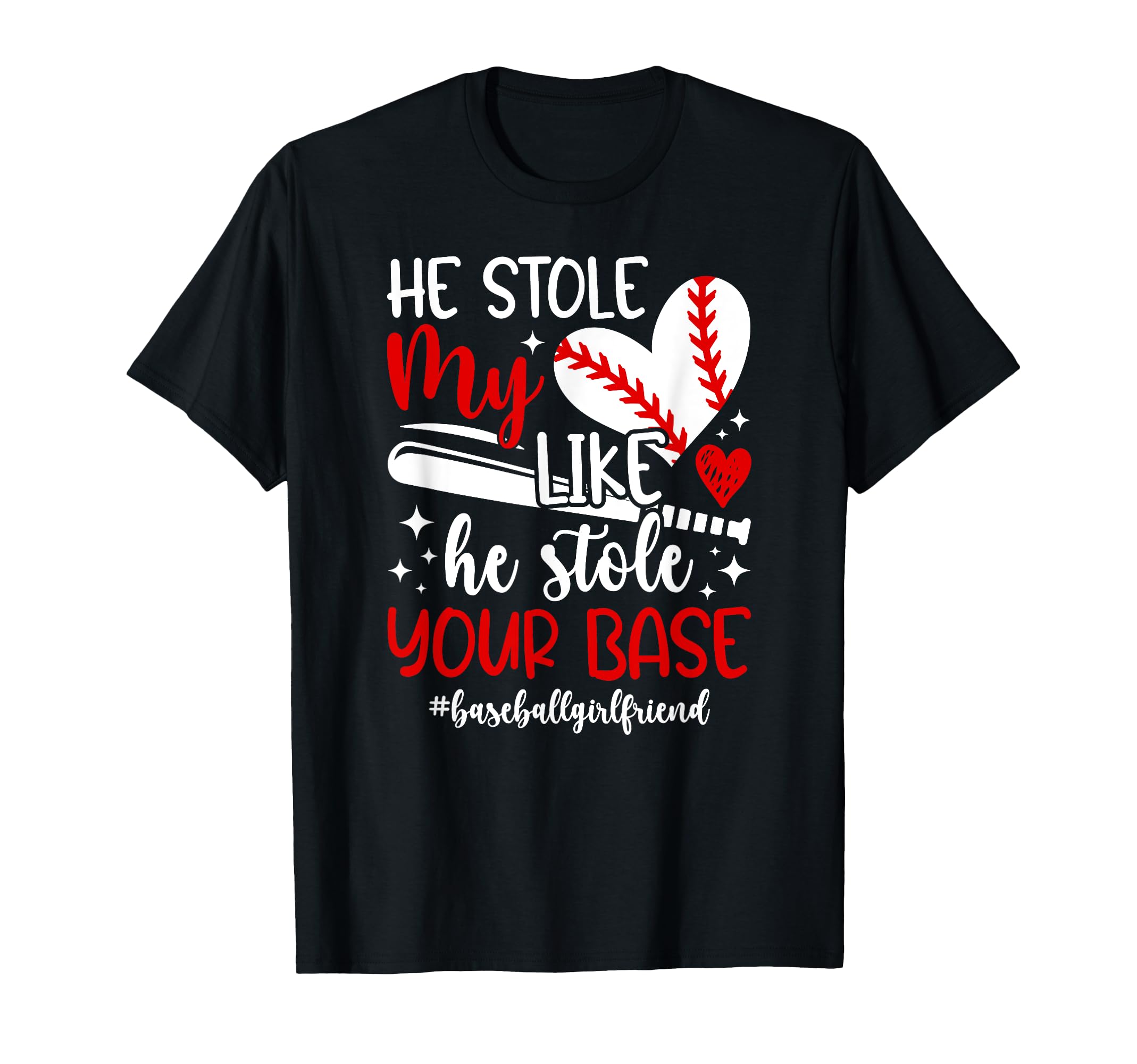 Proud Baseball Girlfriend Baseball T-Shirt - Streetwear Style for Adults - T-Shirt, Sweatshirt, Hoodie