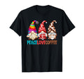 Funny Coffee Hippie Gnomes Peace T-Shirt - Aesthetic Graphic Men Women - T-Shirt, Sweatshirt, Hoodie