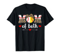 Mom Both Baseball Softball Mama T-Shirt - Casual Everyday Wear for Adults - T-Shirt, Sweatshirt, Hoodie