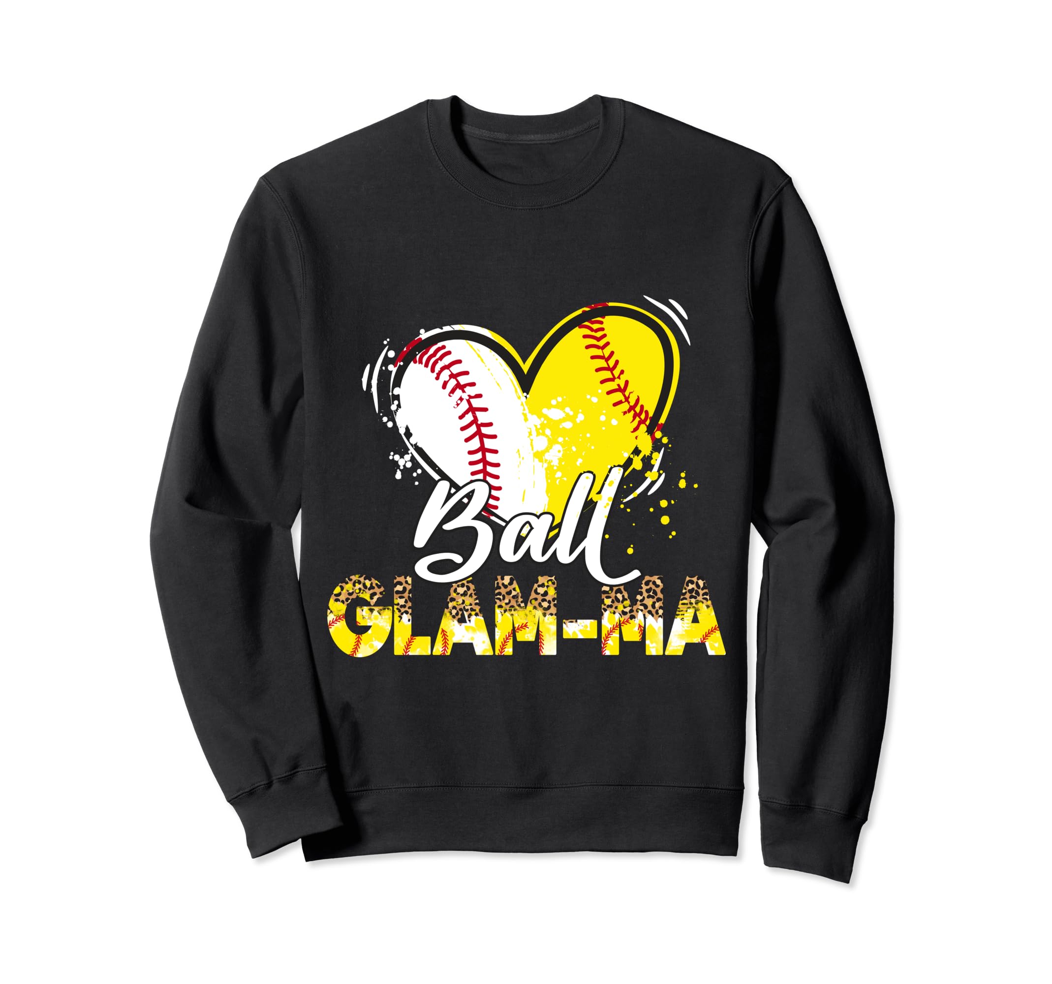 Gilam Ma Both Baseball Softball Sweatshirt - Minimalist Print for Adults - T-Shirt, Sweatshirt, Hoodie