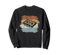 Old School Cassette Silhouette Mix Sweatshirt - Unique Graphic for Adults - T-Shirt, Sweatshirt, Hoodie