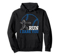 Run Steal I Dare You Baseball Catcher Hoodie - Aesthetic Graphic Unisex - T-Shirt, Sweatshirt, Hoodie