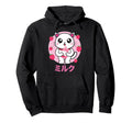 Cat Milkshake Vaporwave Aesthetics Hoodie - Streetwear Style Unisex - T-Shirt, Sweatshirt, Hoodie