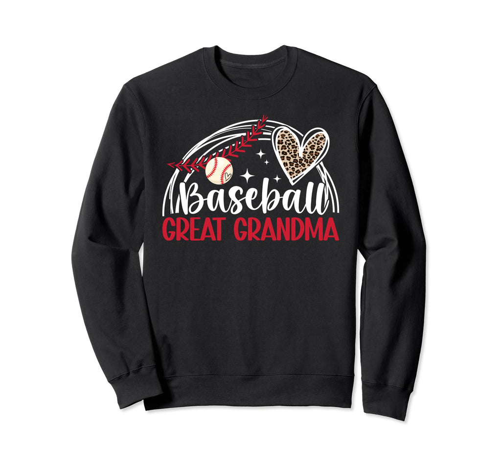 Baseball Great Grandma Baseball Player Sweatshirt - Unique Graphic Unisex - T-Shirt, Sweatshirt, Hoodie