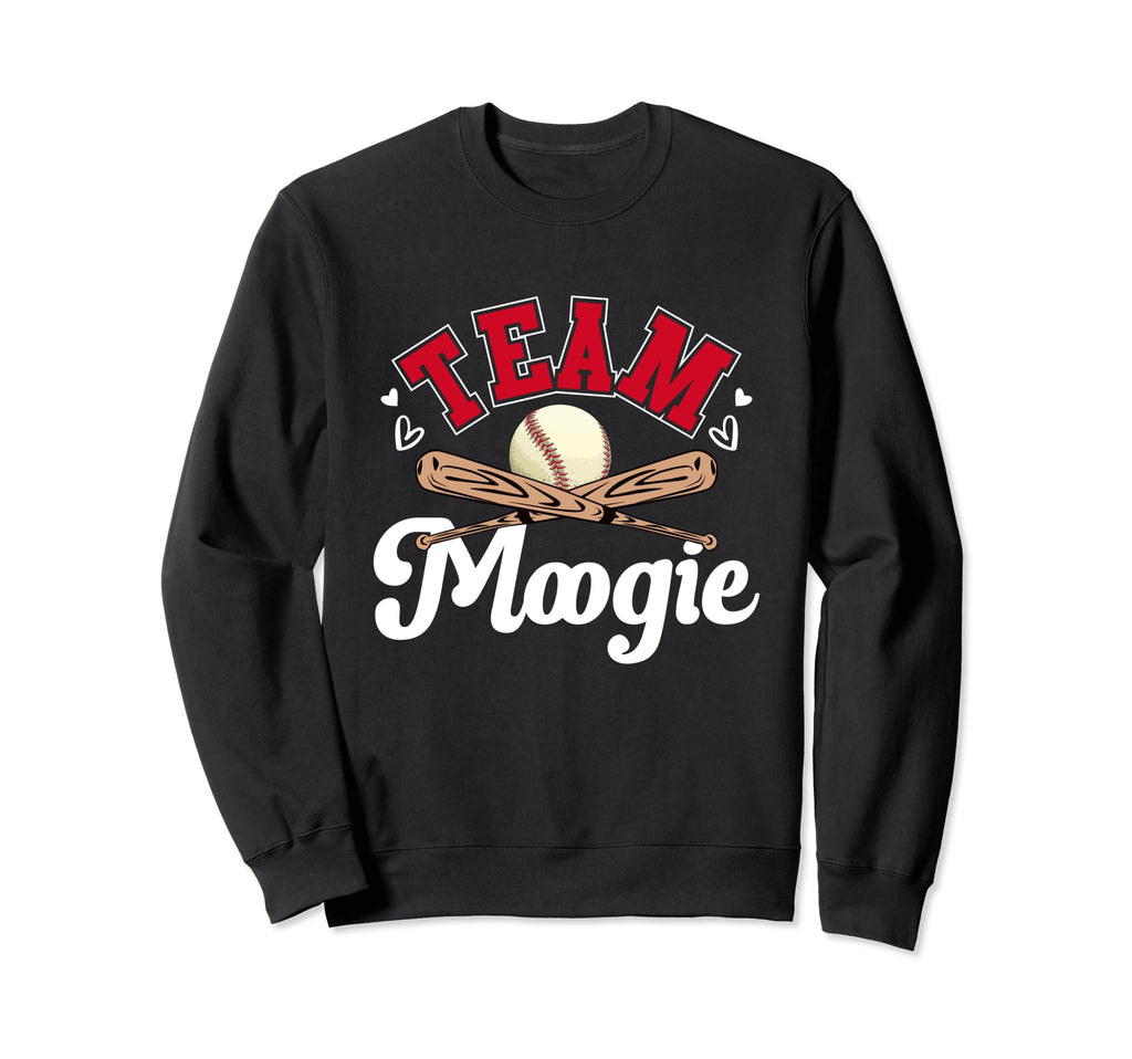 Team Moogie Mothers Day Baseball Sweatshirt - Minimalist Print Unisex - T-Shirt, Sweatshirt, Hoodie