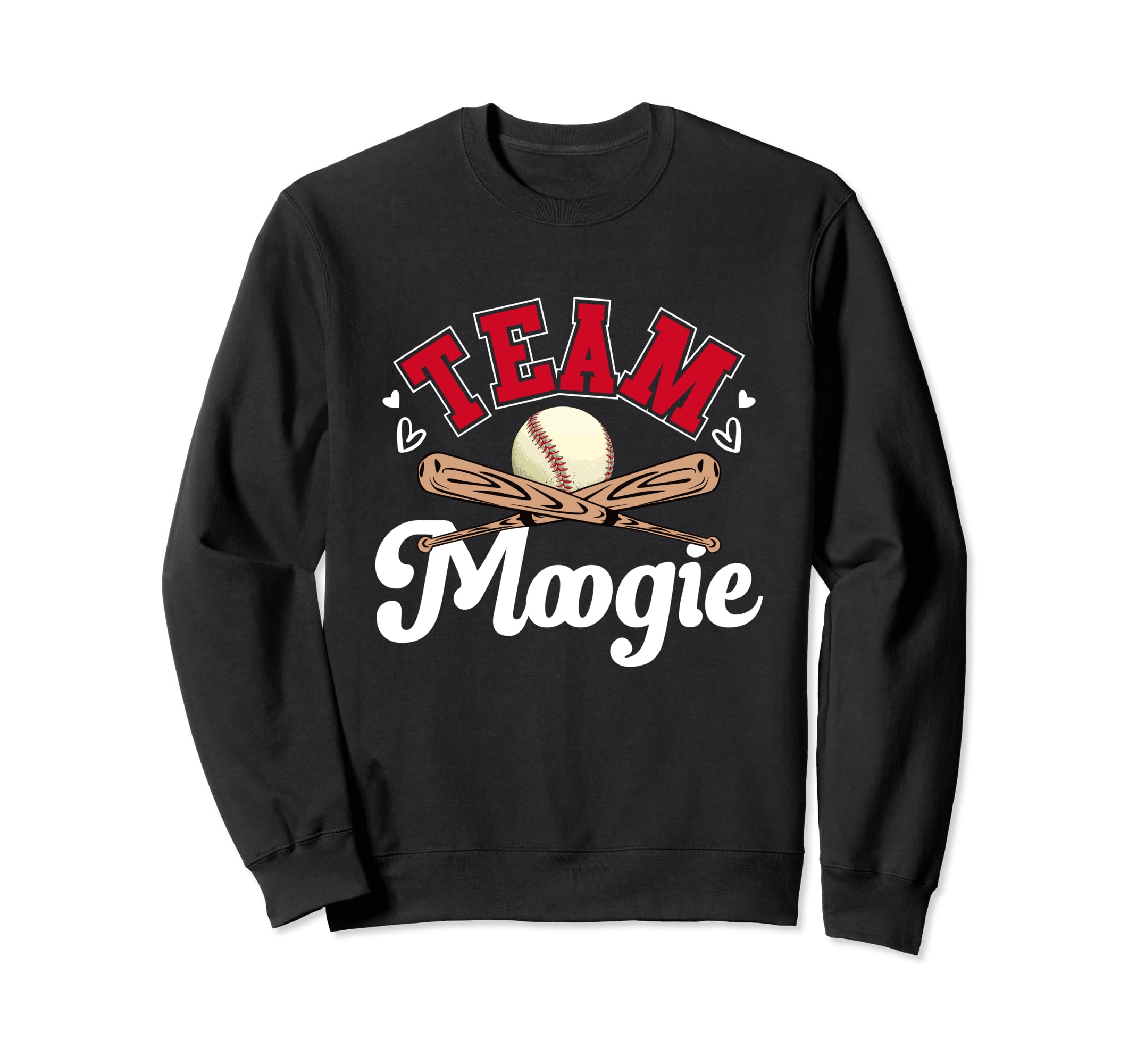 Team Moogie Mothers Day Baseball Sweatshirt - Minimalist Print Unisex - T-Shirt, Sweatshirt, Hoodie