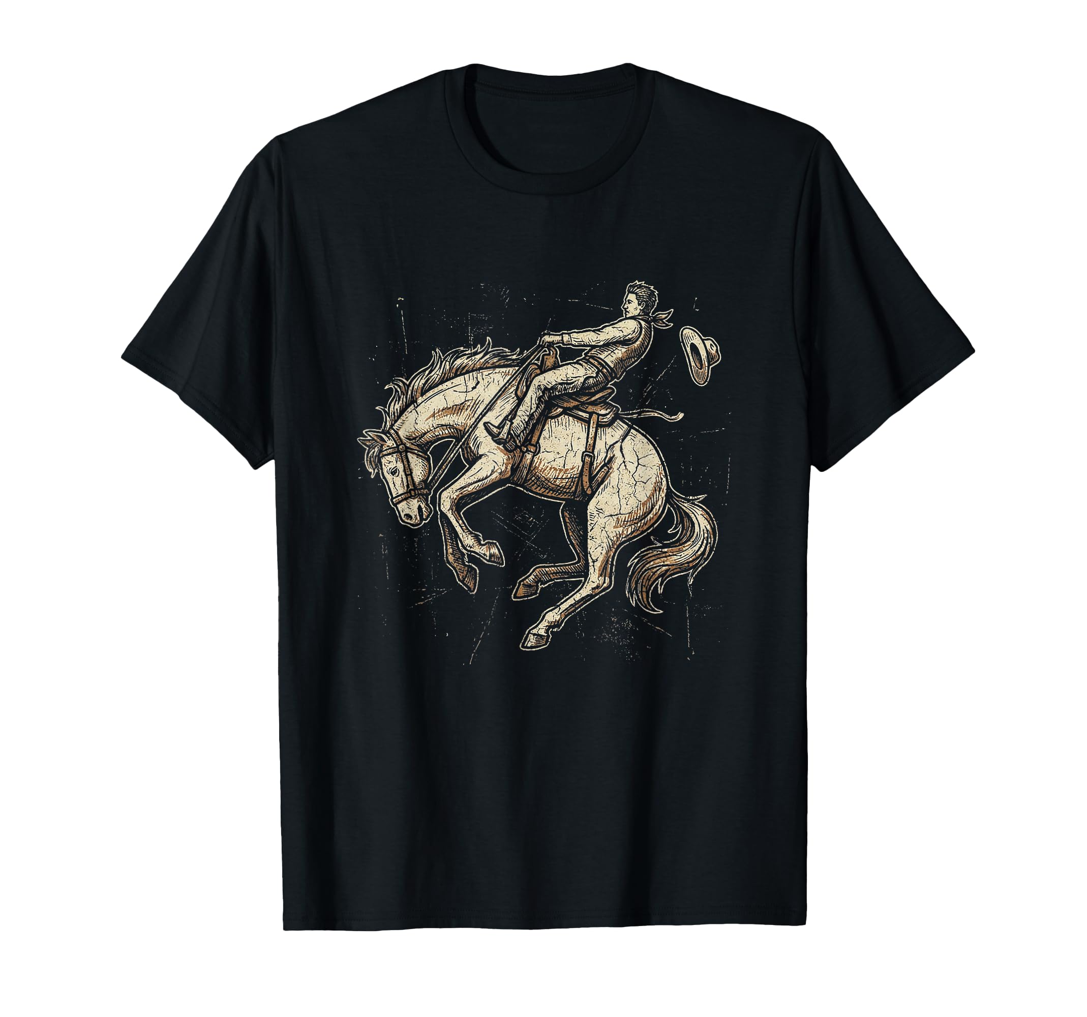Rodeo Cowboy Western Country T-Shirt - Fun Novelty Design Men Women - T-Shirt, Sweatshirt, Hoodie