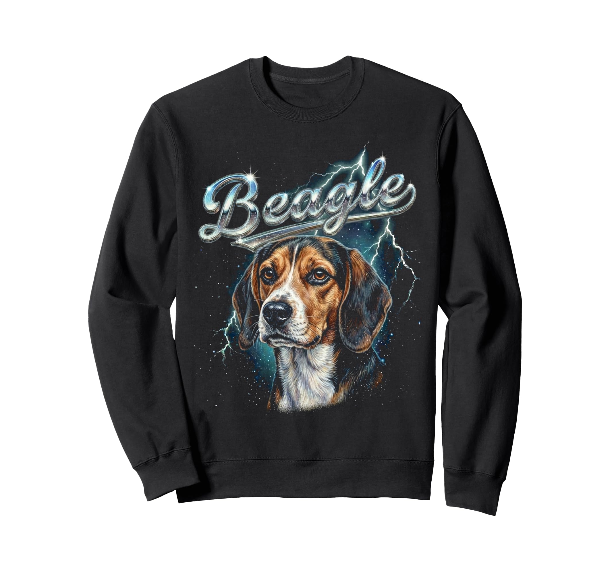 Beagle 90S Dog Lover 80S Beagle Sweatshirt - Fun Novelty Design Unisex - T-Shirt, Sweatshirt, Hoodie