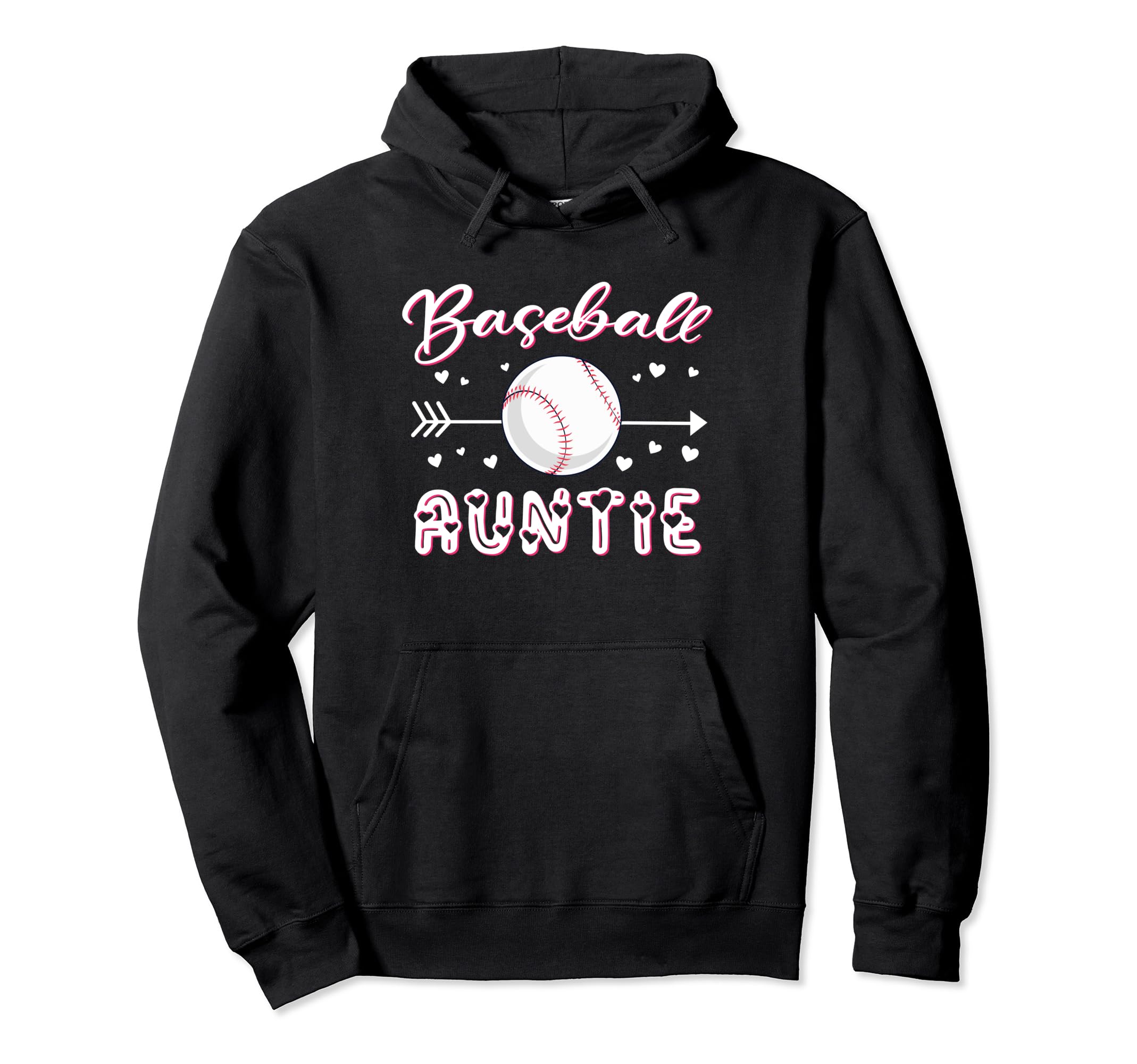 Baseball Auntie Baseball Sport Lover Hoodie - Streetwear Style for Adults - T-Shirt, Sweatshirt, Hoodie