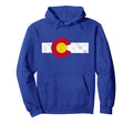 Colorado Flag Distressed Sweatshirt - Aesthetic Graphic for Adults - T-Shirt, Sweatshirt, Hoodie