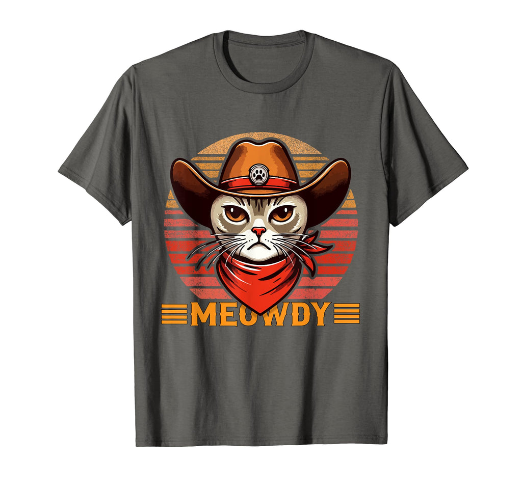Meowdy Cat Cowboy Family Pyjama T-Shirt - Trendy Graphic for Adults - T-Shirt, Sweatshirt, Hoodie