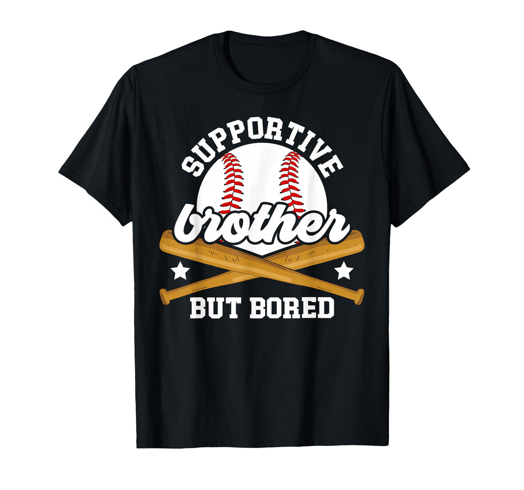 Supportive Baseball Brother Baseball T-Shirt - Aesthetic Graphic Unisex - T-Shirt, Sweatshirt, Hoodie