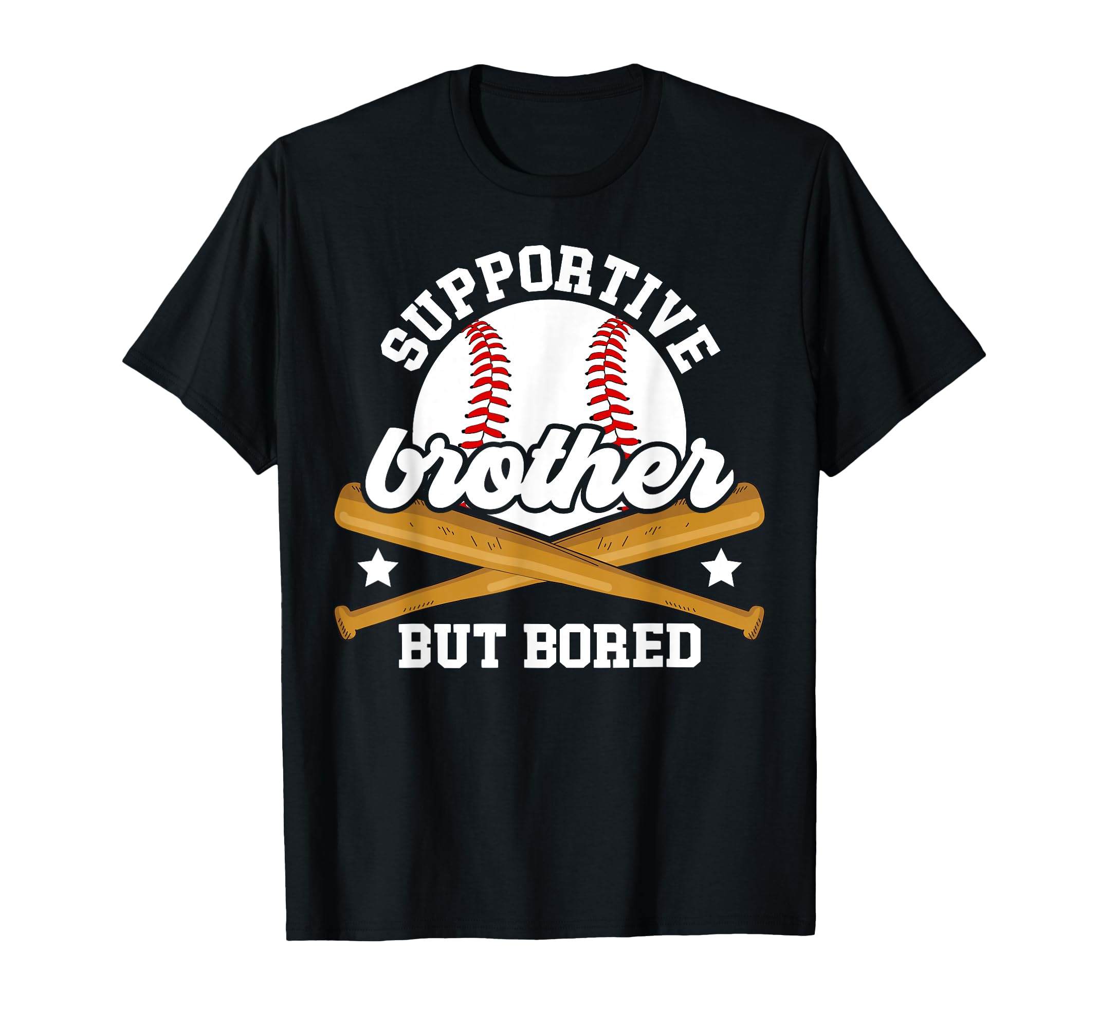 Supportive Baseball Brother Baseball T-Shirt - Aesthetic Graphic Unisex - T-Shirt, Sweatshirt, Hoodie
