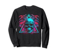 Skull Vaporwave Retrowave Aesthetic Sweatshirt - Novelty Apparel Men Women - T-Shirt, Sweatshirt, Hoodie