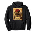 Bigfoot Riding Dragon Samurai Japanese Hoodie - Graphic Print Unisex - T-Shirt, Sweatshirt, Hoodie