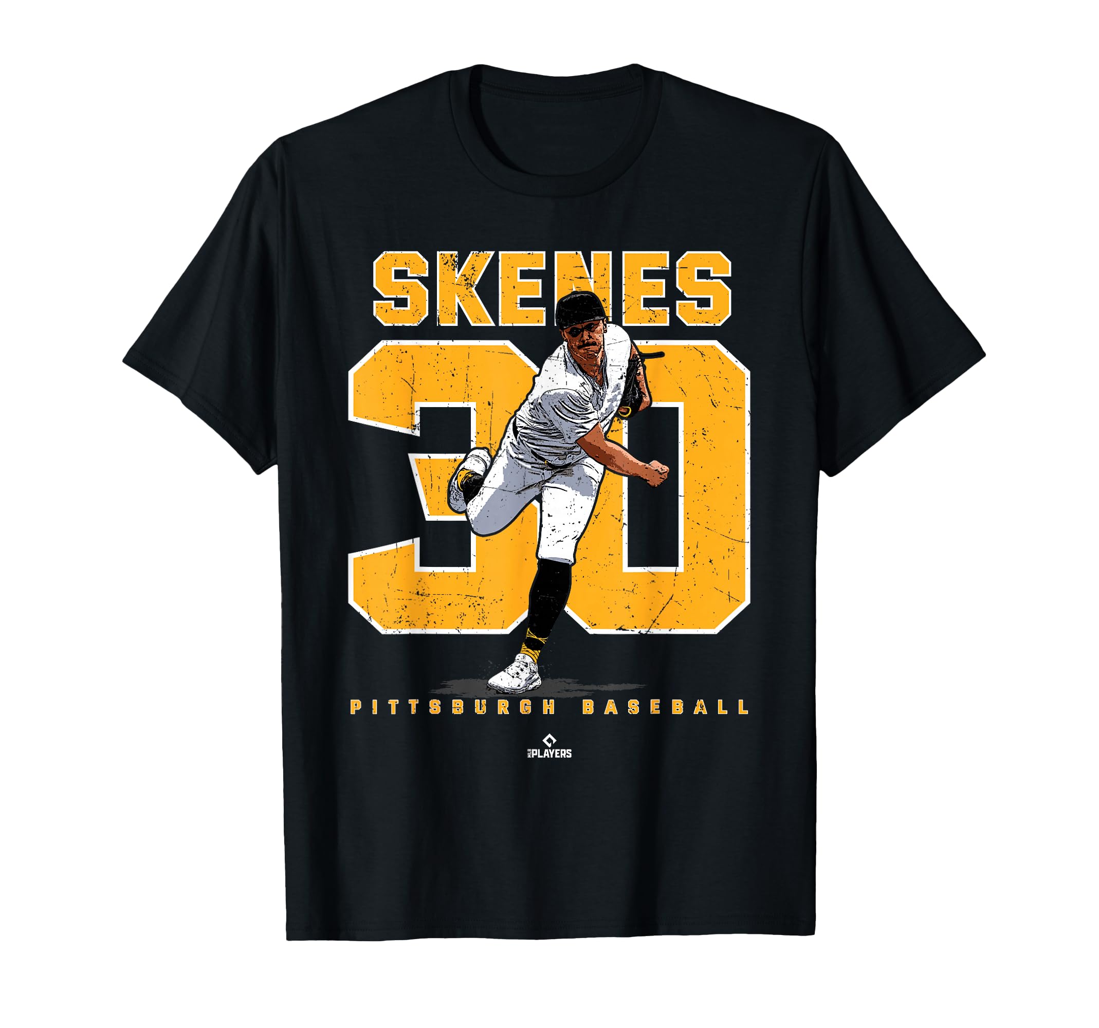 Number Portrait Paul Skenes Pittsburgh T-Shirt - Custom Art Print Unisex - T-Shirt, Sweatshirt, Hoodie