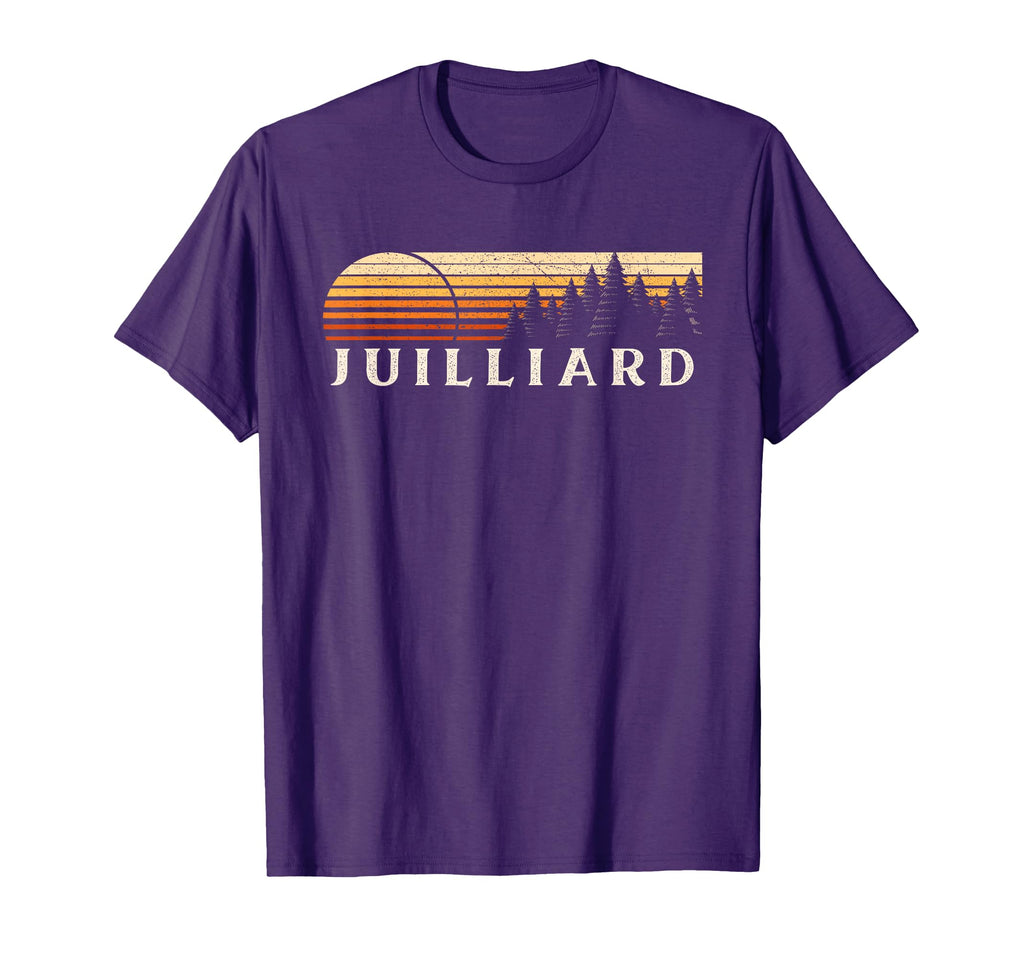 Juilliard Tx Evergreen Sunset Eighties T-Shirt - Custom Art Print Men Women - T-Shirt, Sweatshirt, Hoodie