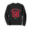 Luis Castillo 58 Cincinnati Ohio Sweatshirt - Minimalist Print Men Women - T-Shirt, Sweatshirt, Hoodie