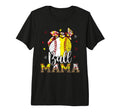 Softball Baseball Ball Mama Bandana T-Shirt - Trendy Graphic for Adults - T-Shirt, Sweatshirt, Hoodie