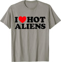 I Heart Hot Aliens Cosmic Creature Seducer Fan Art - Adult & Kids T-Shirts, Sweatshirts & Hoodies apparel design preview 1