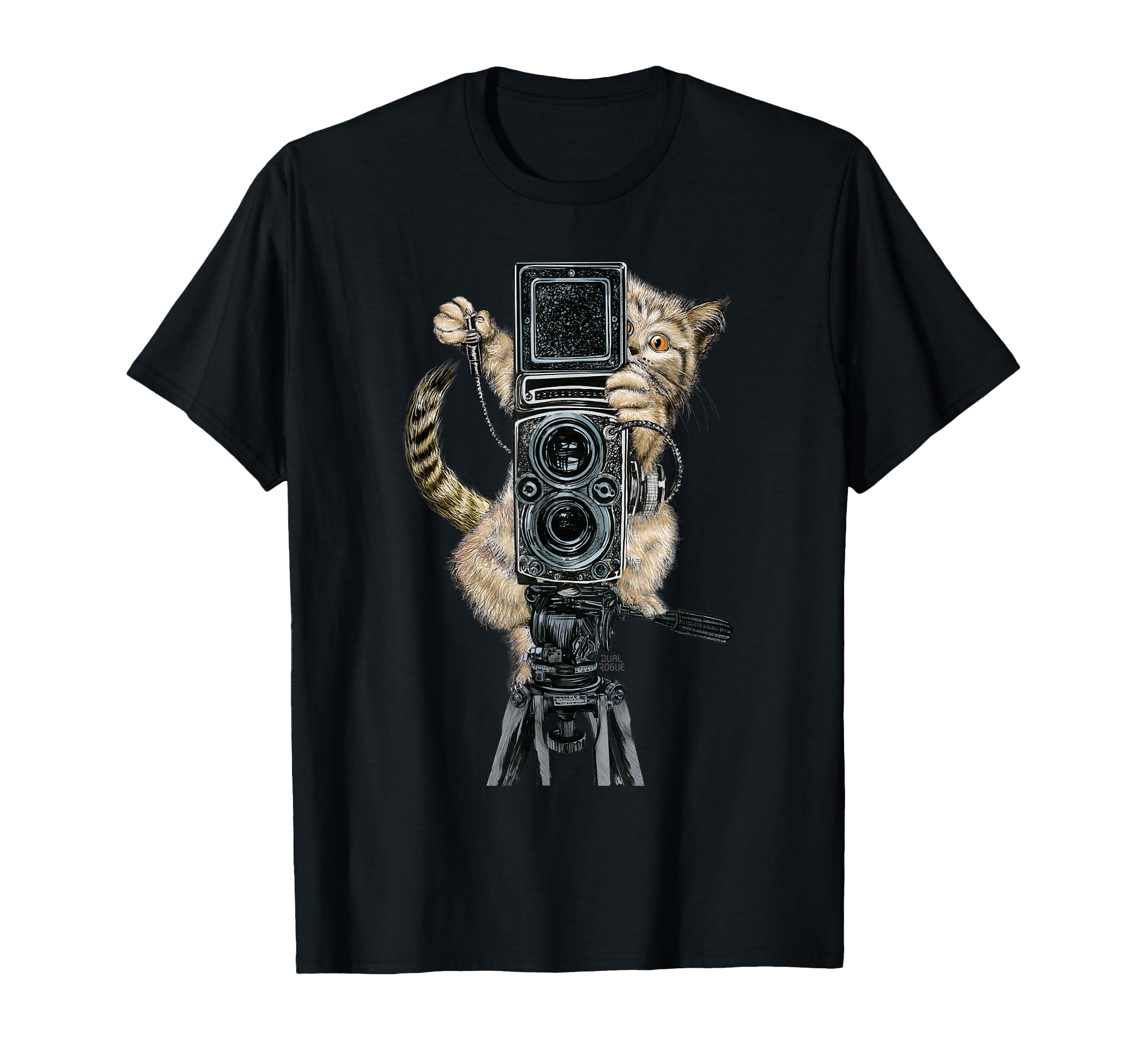 Catographer Cat Photographer Funny T-Shirt - Minimalist Print Men Women - T-Shirt, Sweatshirt, Hoodie