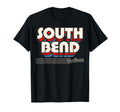 South Bend Indiana Stripes T-Shirt - Casual Everyday Wear for Adults - T-Shirt, Sweatshirt, Hoodie