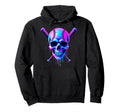 Baseball Ice Cream Dripping Baseball Dad Hoodie - Unique Graphic Men Women - T-Shirt, Sweatshirt, Hoodie