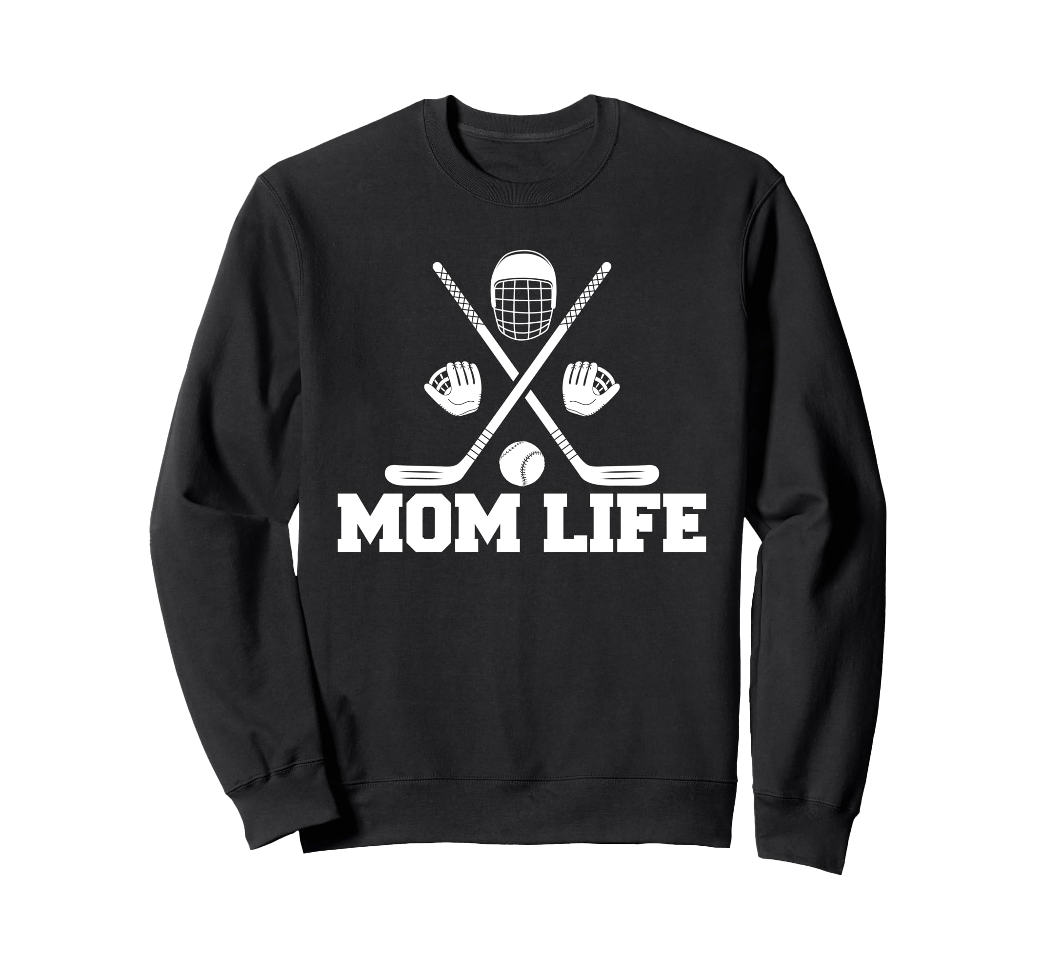 Mommy Family Fan Proud Ice Hockey And Sweatshirt - Novelty Apparel Unisex - T-Shirt, Sweatshirt, Hoodie