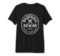 Baseball Team Mom Fans Tri Blend T-Shirt - Unique Graphic Men Women - T-Shirt, Sweatshirt, Hoodie