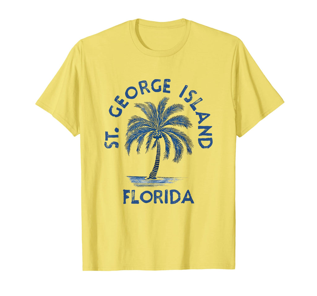 St George Island Florida Palm Tree Fl T-Shirt - Minimalist Print Unisex - T-Shirt, Sweatshirt, Hoodie