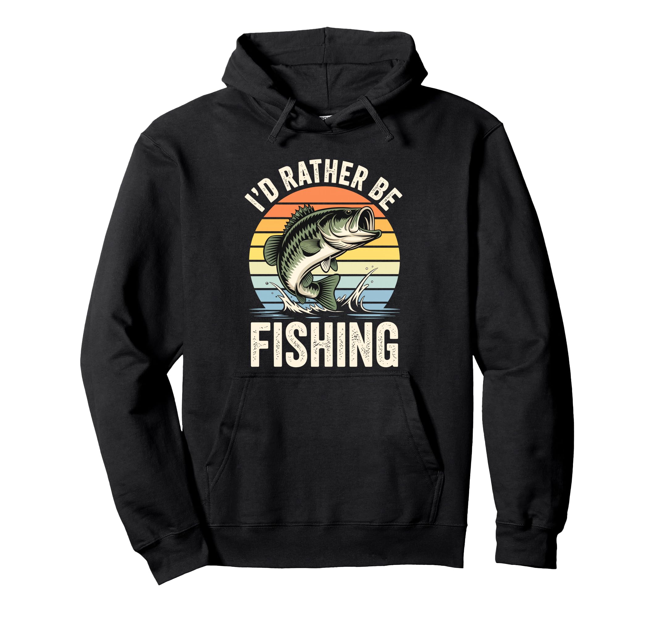 Id Rather Be Fishing Funny Fishing Dad Hoodie - Unique Graphic for Adults - T-Shirt, Sweatshirt, Hoodie