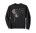 Dandelion Tie Dye Boho Hippie Wish Sweatshirt - Trendy Graphic Men Women - T-Shirt, Sweatshirt, Hoodie