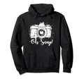 Photographer Camera Funny Photography Hoodie - Trendy Graphic for Adults - T-Shirt, Sweatshirt, Hoodie