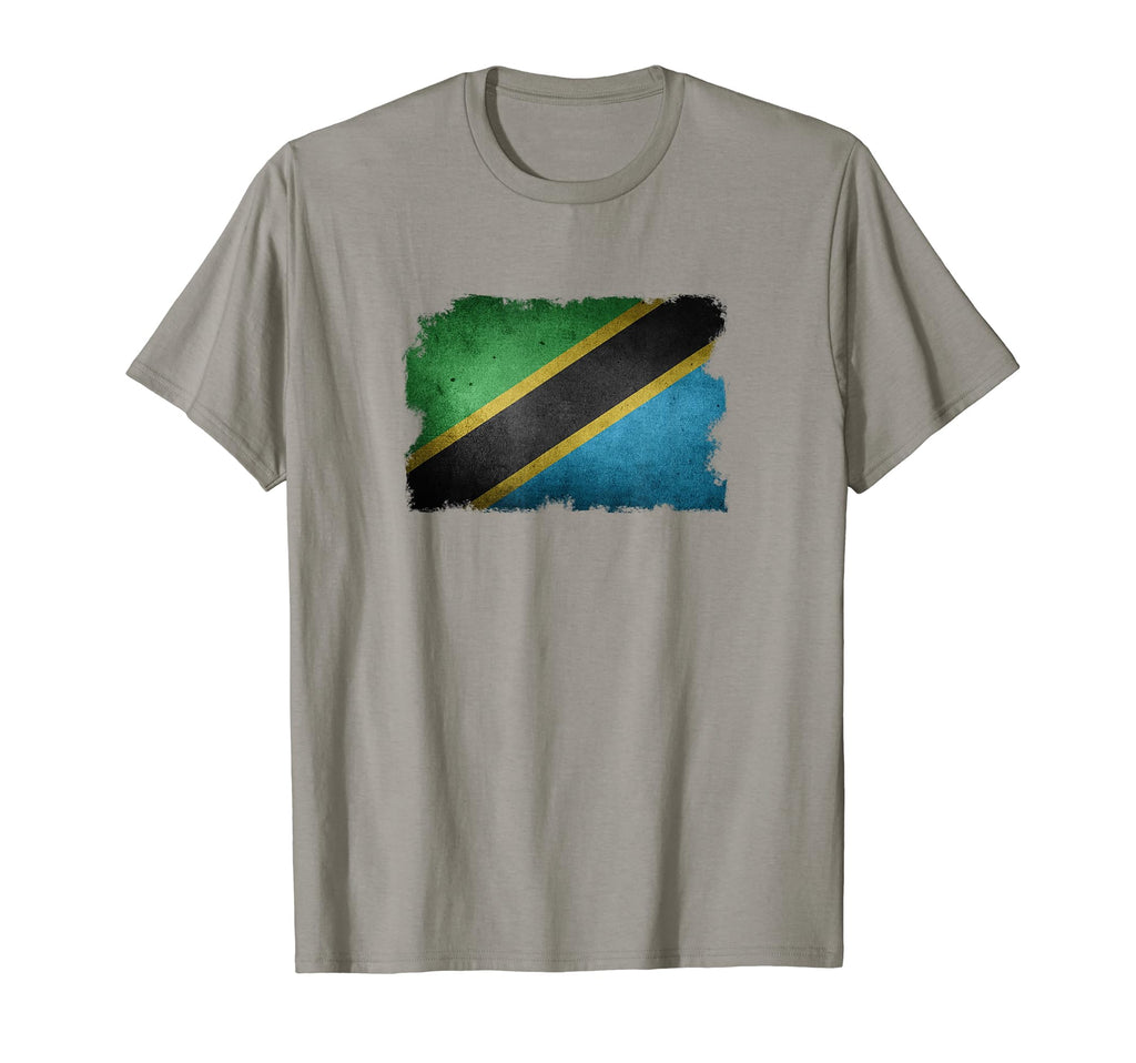 Distressed Flag Tanzania T-Shirt - Casual Everyday Wear Men Women - T-Shirt, Sweatshirt, Hoodie