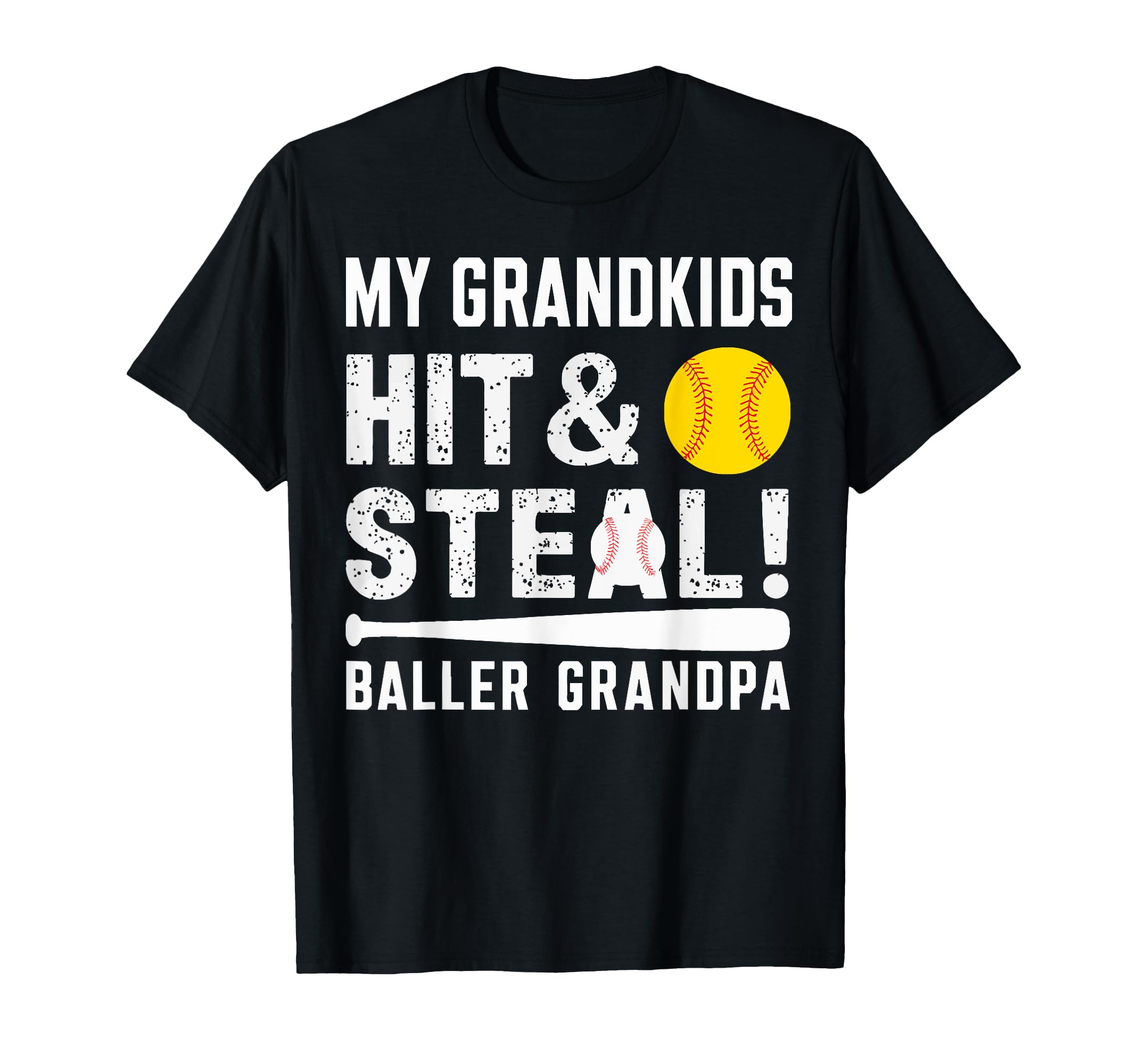 Baseball Grandpa Grandfather Gramps T-Shirt - Trendy Graphic Unisex - T-Shirt, Sweatshirt, Hoodie