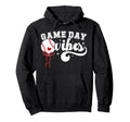 Game Day Vibes Baseball Game Day Baseball Hoodie - Unique Graphic Unisex - T-Shirt, Sweatshirt, Hoodie