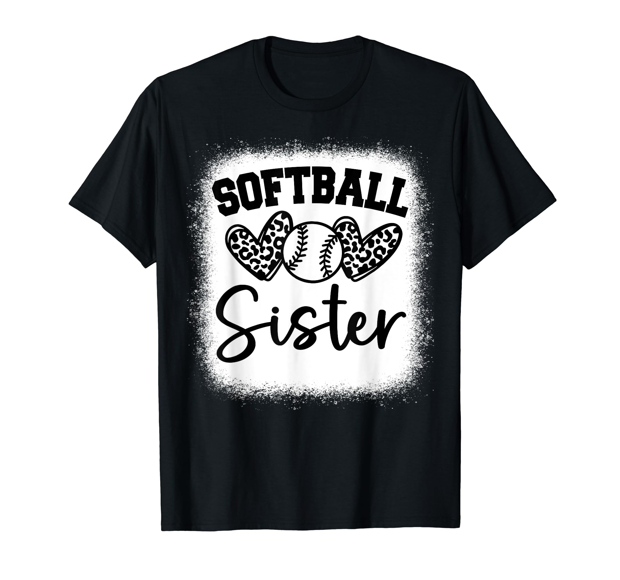 Personalized Baseball Heart Sister Baseball T-Shirt - Trendy Graphic Unisex - T-Shirt, Sweatshirt, Hoodie