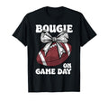 Football Bow Bougie Game Day T-Shirt - Minimalist Print for Adults - T-Shirt, Sweatshirt, Hoodie