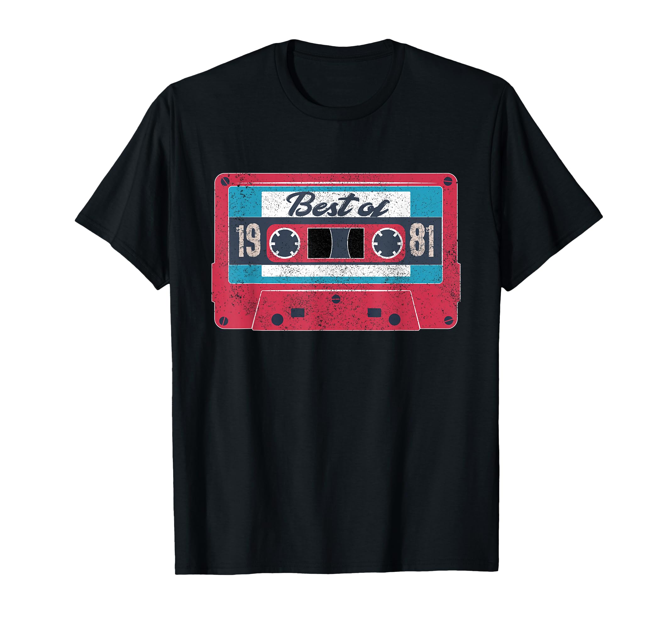 Best 1981 Cassette Tape T-Shirt - Novelty Apparel Unisex - T-Shirt, Sweatshirt, Hoodie