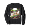 Baseball Fathers Day Baseball Dad Sweatshirt - Unique Graphic Men Women - T-Shirt, Sweatshirt, Hoodie