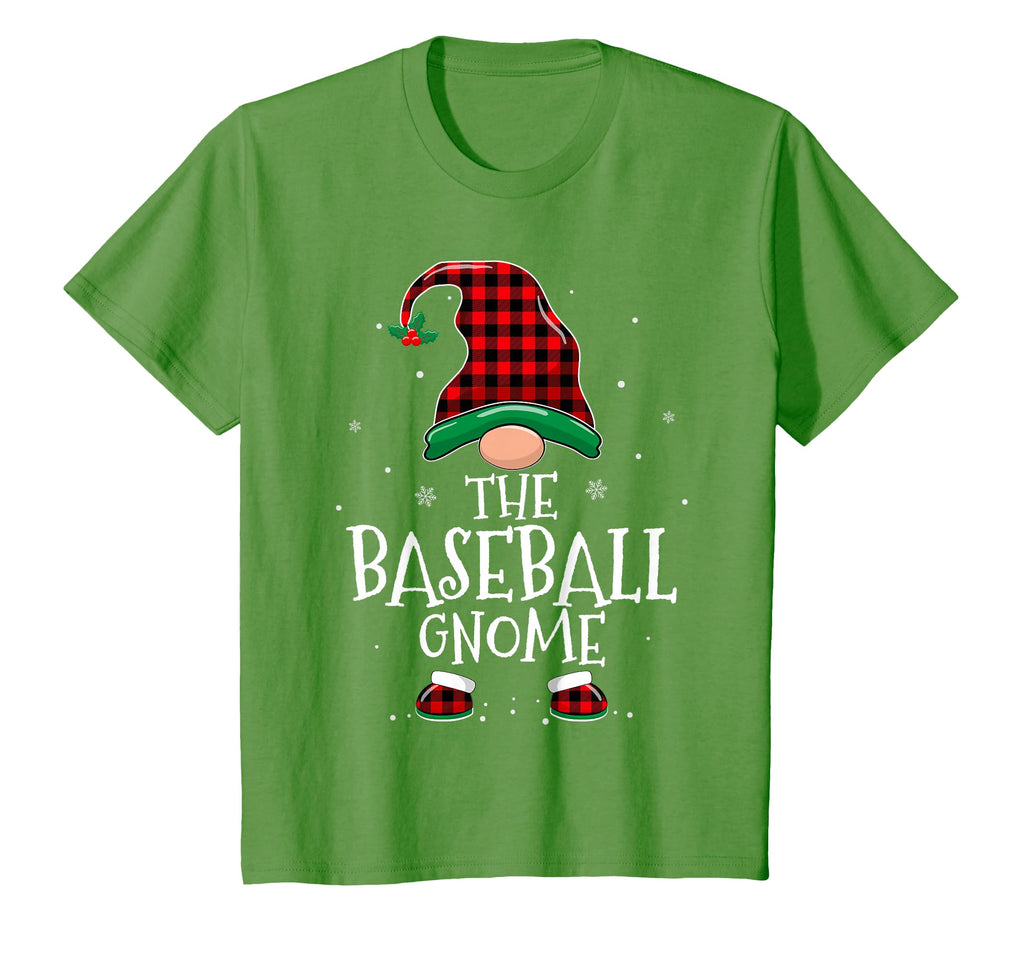 Baseball Gnome Family Matching Plaid T-Shirt - Minimalist Print Unisex - T-Shirt, Sweatshirt, Hoodie