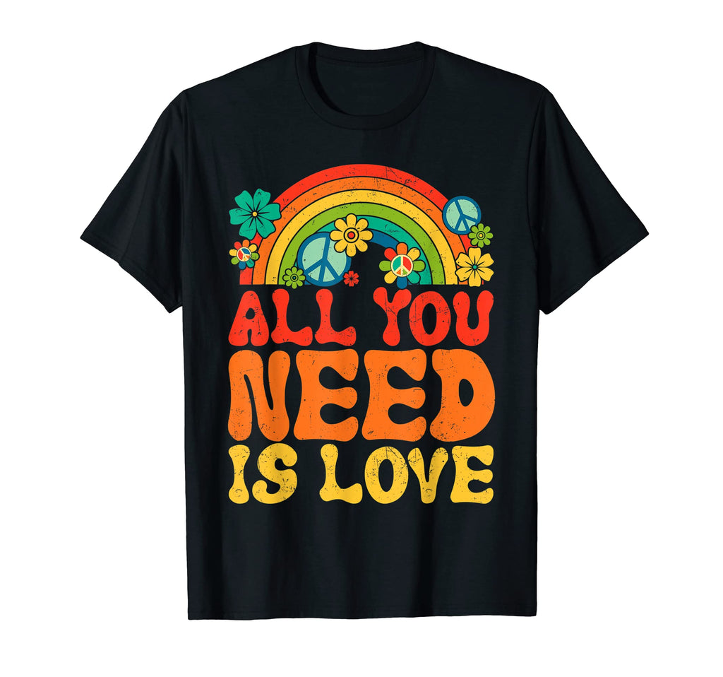 Funny Hippie Rainbow All You Funny T-Shirt - Aesthetic Graphic for Adults - T-Shirt, Sweatshirt, Hoodie