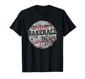 Leopard Baseball Mom Distressed T-Shirt - Aesthetic Graphic Men Women - T-Shirt, Sweatshirt, Hoodie