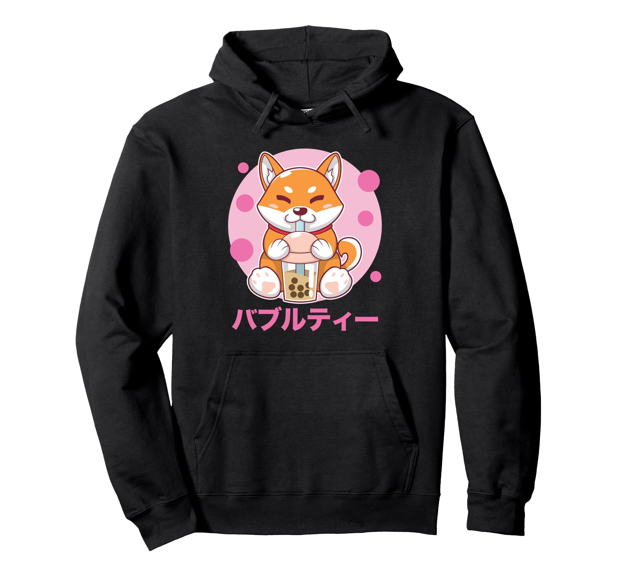 Shiba Inu Bubble Tea Kawaii Otaku Hoodie - Unique Graphic Men Women - T-Shirt, Sweatshirt, Hoodie