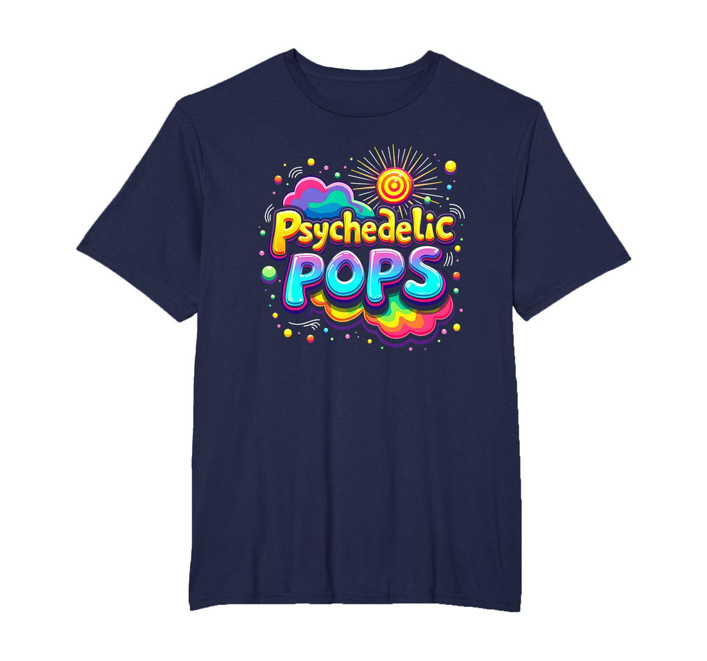 Groovy Dad Psychedelic Pops 60S Hippie T-Shirt - Trendy Graphic Unisex - T-Shirt, Sweatshirt, Hoodie
